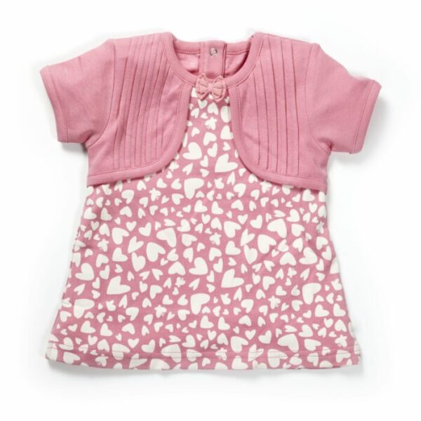 Girls Printed 100% Organic Cotton Jacket Styles Dress