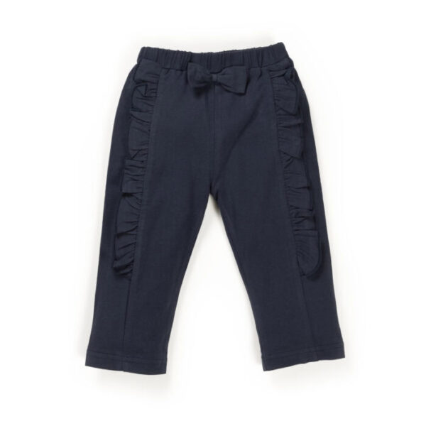 Baby Girls 100% Organic Cotton Frilled Pant