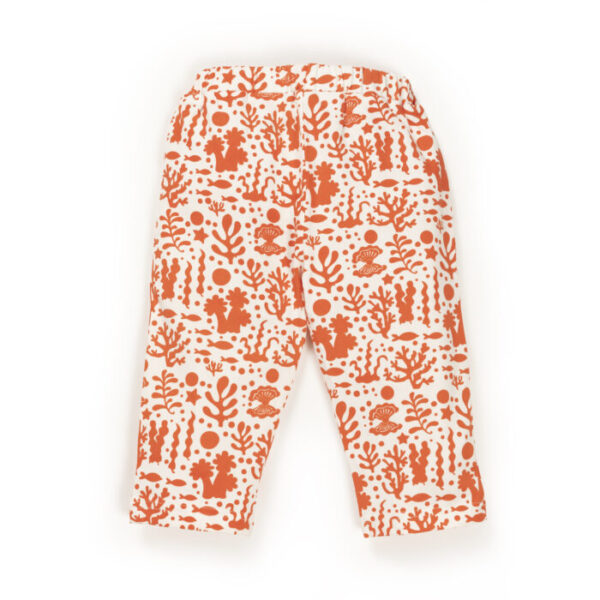 Baby Girls Sea Life Printed 100% Organic Cotton Pants