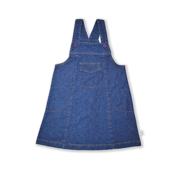 Kids Wear for Girls 100% Organic Cotton Denim Dungree