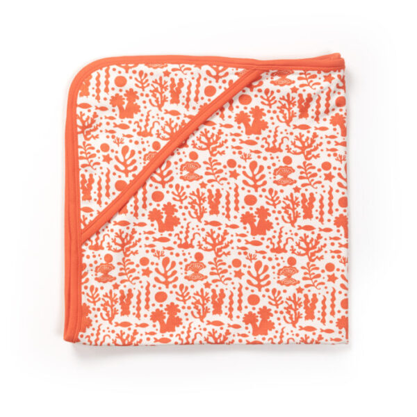 Sea Life Printed Newborn Baby Interlock Blanket