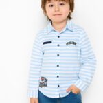 Boys Organic Cotton Poplin White Shirt