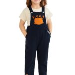 Unisex Organic Cotton Corduroy Indigo Dungaree